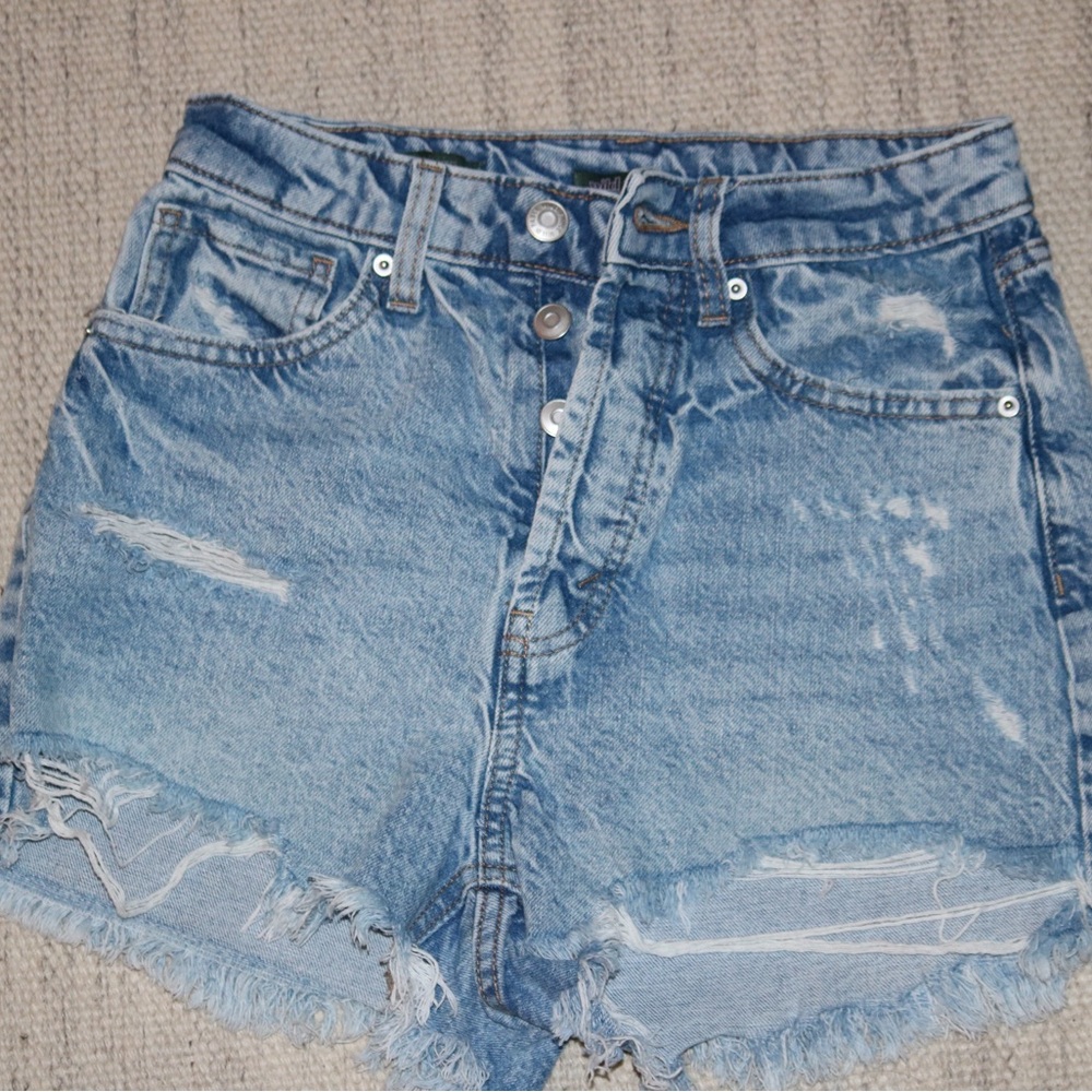 Wild Fable Light Blue Distressed Jean Shorts